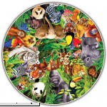 Round Table Puzzle Wild Animals 500 Piece  B00G7IDZ10